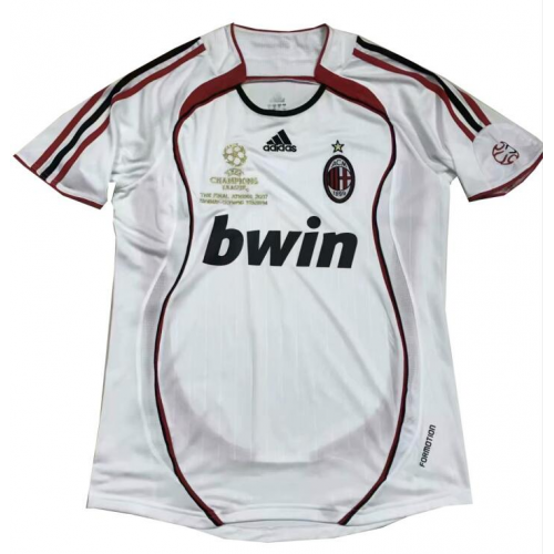 06-07 AC Milan Retro Away UCL Final Soccer Jersey Shirt